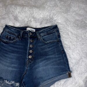 Vervet Button Fly Denim Shorts size Medium fit 27, 28, or 29
